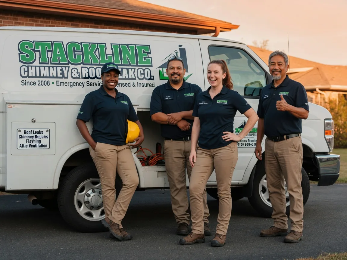 Chimney flashing repair company in Palco, KS